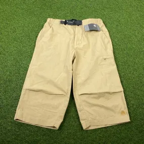 90s Nike ACG Belted Cargo Shorts Brown Medium