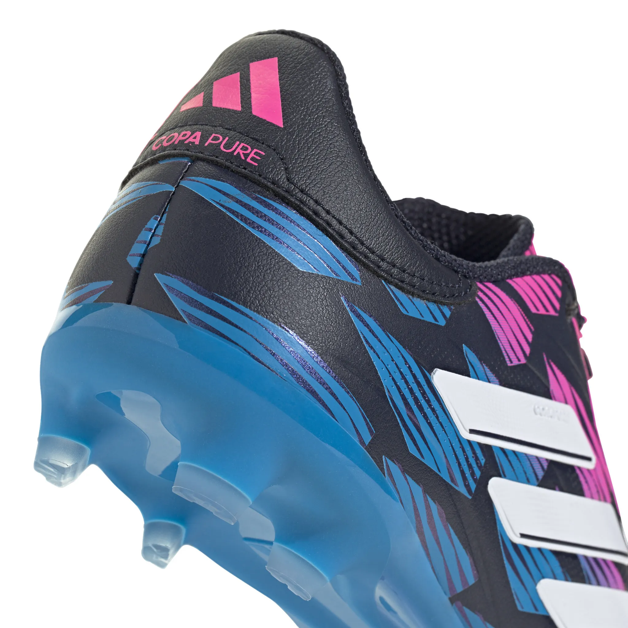 Adidas Copa Pure 2 League FG Jr (Black/Pink/Blue)