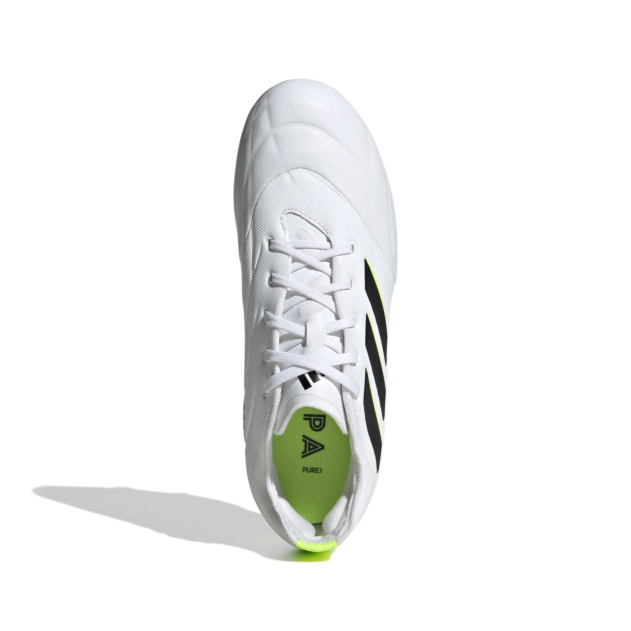 Adidas Copa Pure.1 FG Jr (White/Lime)