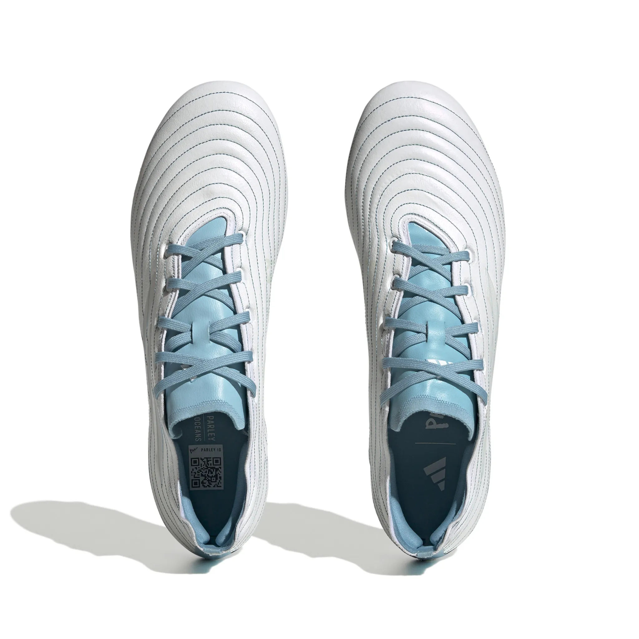 Adidas Copa Pure.1 FG (White/Aqua)