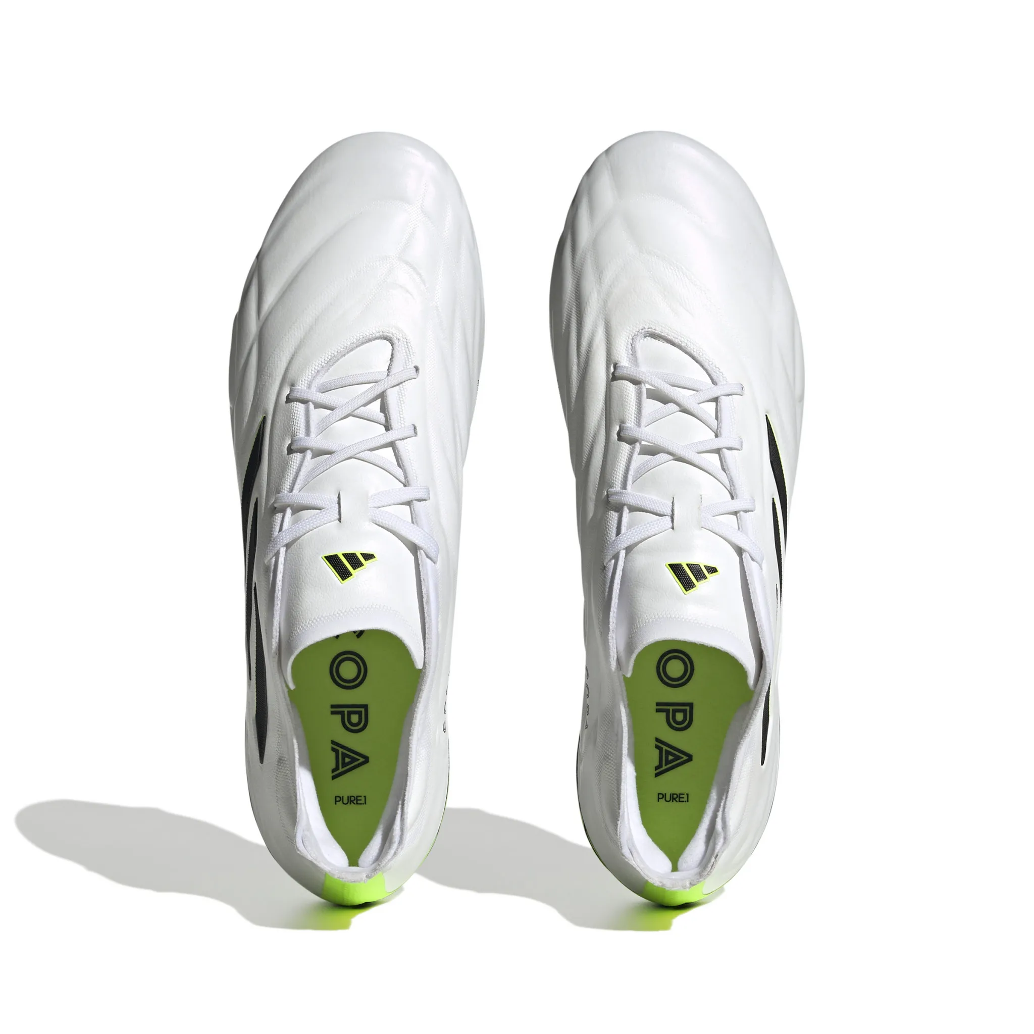 Adidas Copa Pure.1 FG (White/Lime)