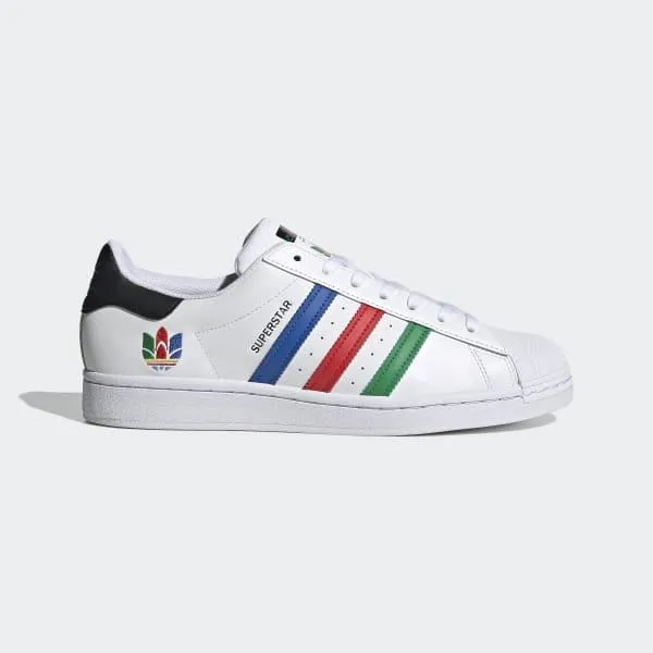 adidas GS Superstar - White/Multi/Black