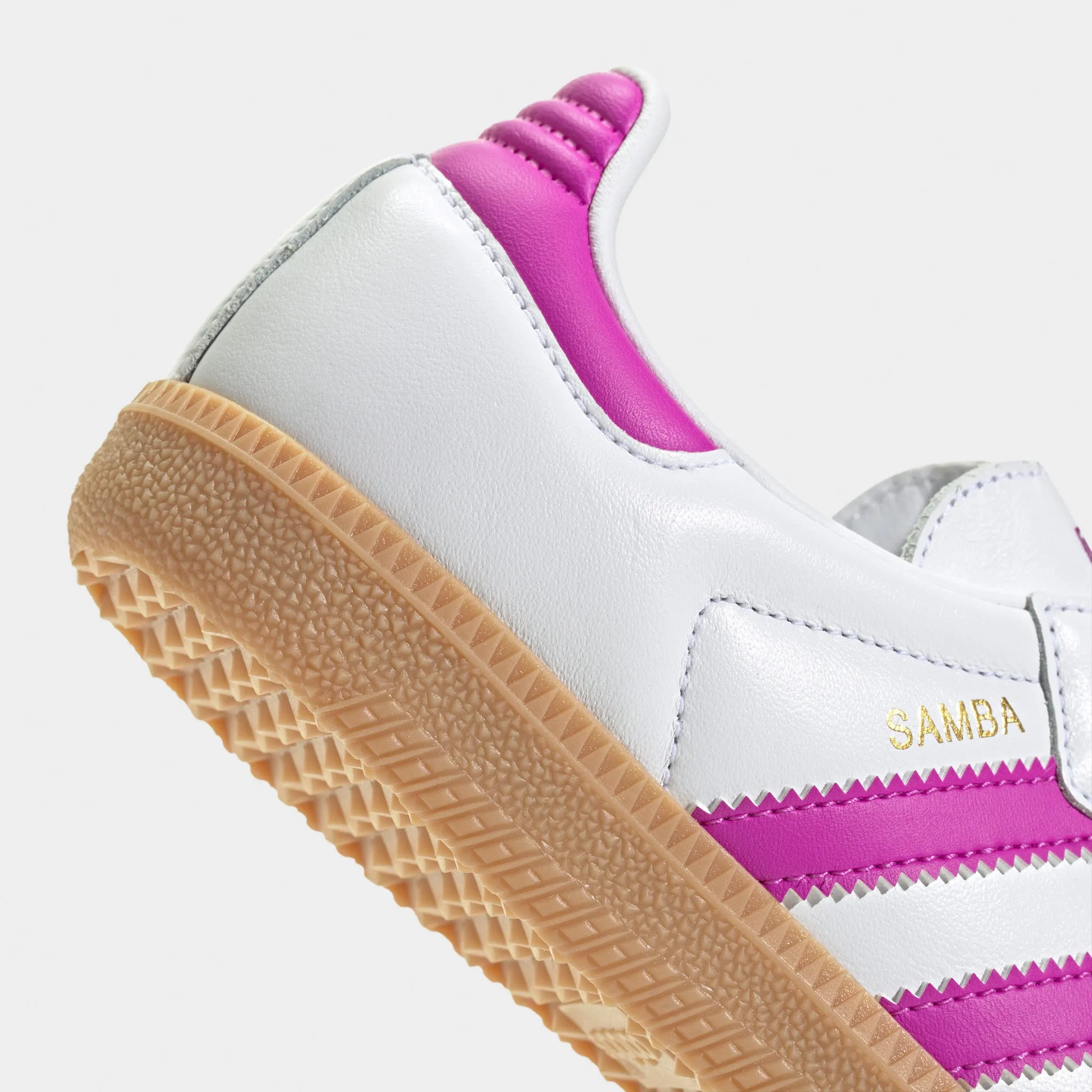 adidas Juniors' Samba OG White / Purple Burgundy - Gum