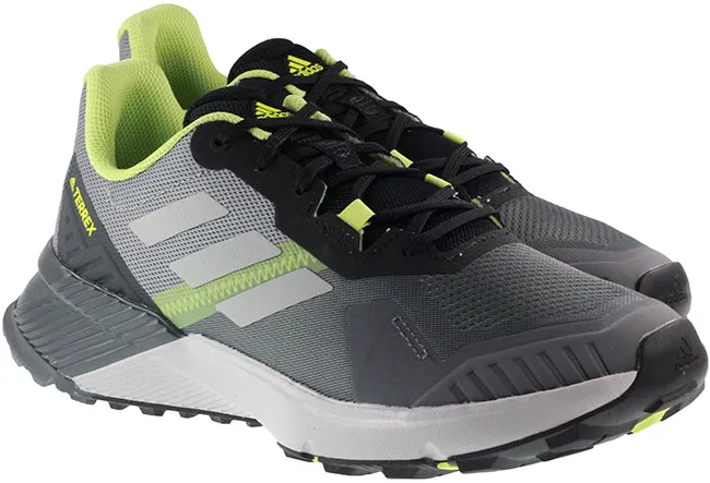 Adidas Originals Mens Trainers Terrex Soulstride Grey Pulse Lime