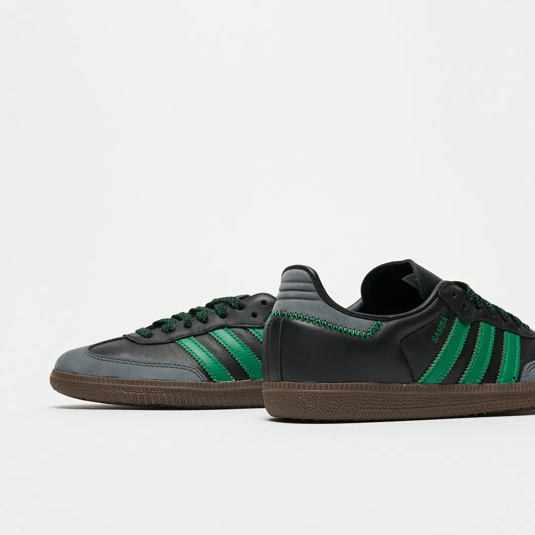 ADIDAS Originals - Samba OG W (Black/Green/Grey Six)