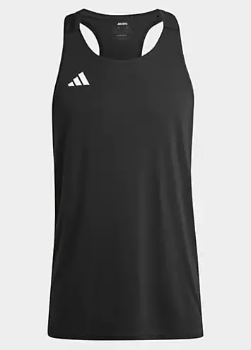 adidas Performance Sleeveless Adizero Singlet Running Top | Grattan