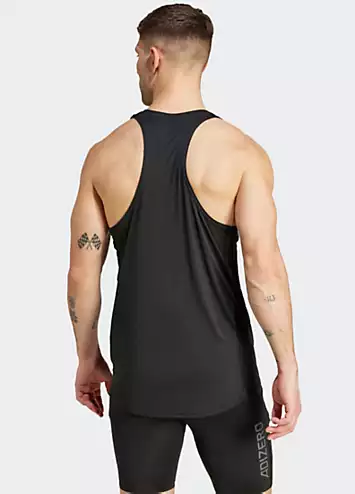 adidas Performance Sleeveless Adizero Singlet Running Top | Grattan