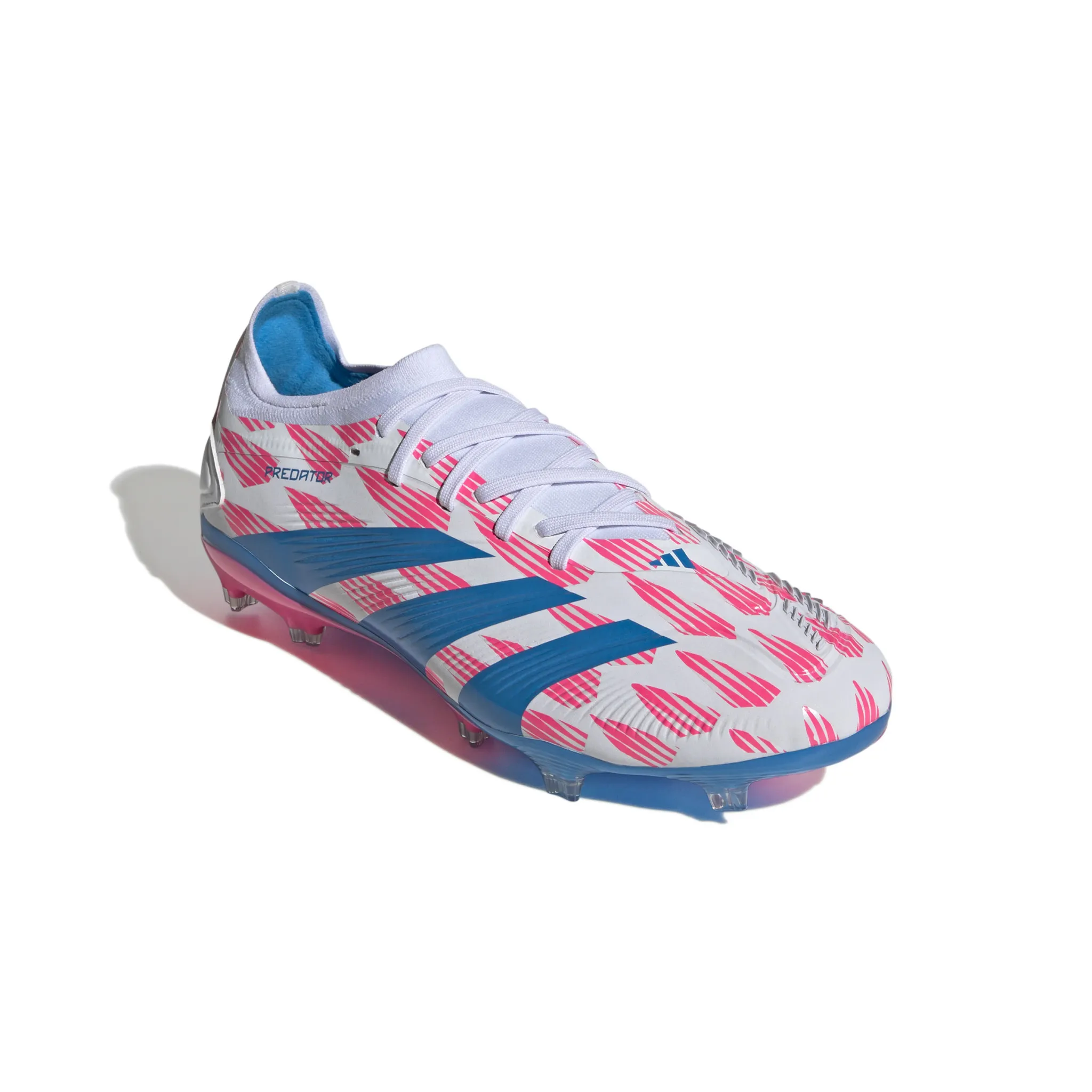 Adidas Predator Pro FG (White/Pink/Blue)