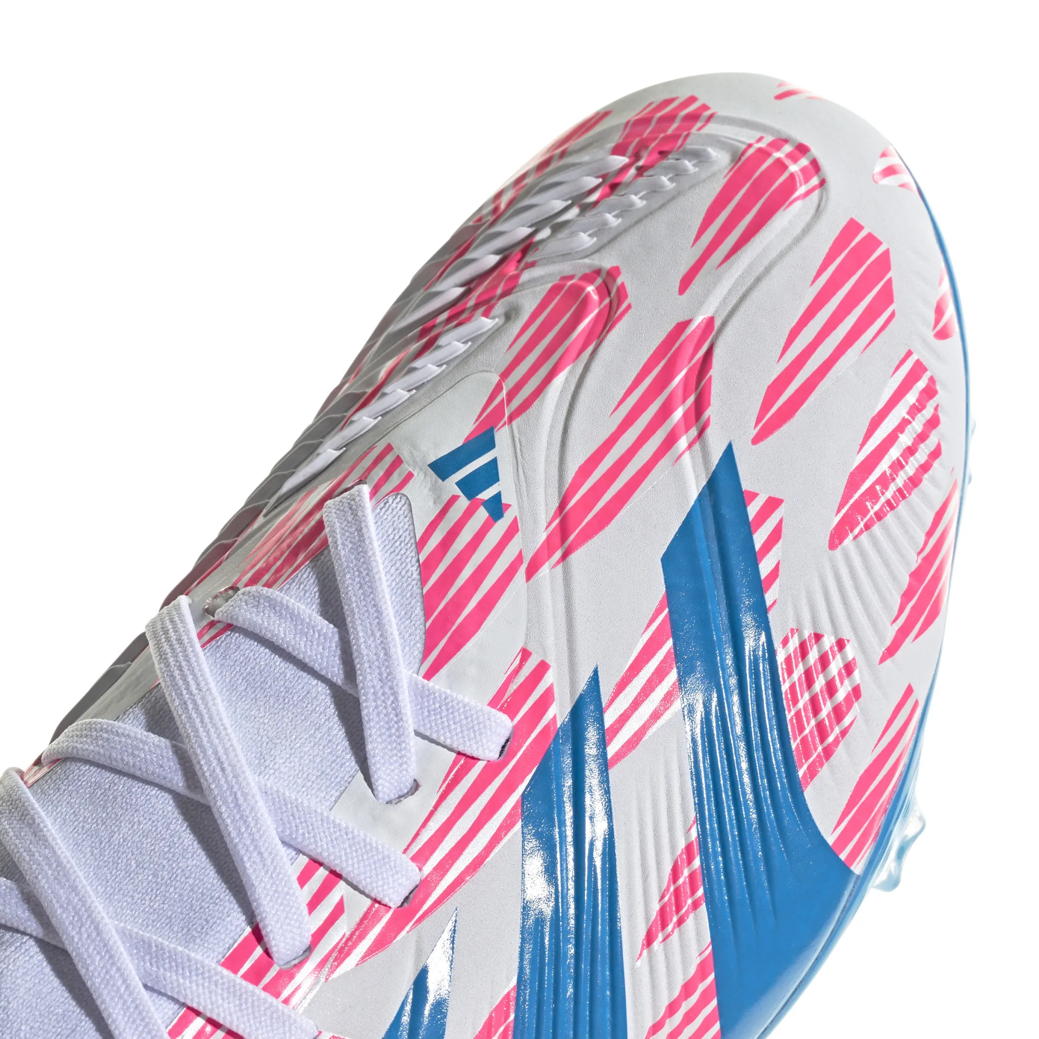 Adidas Predator Pro FG (White/Pink/Blue)