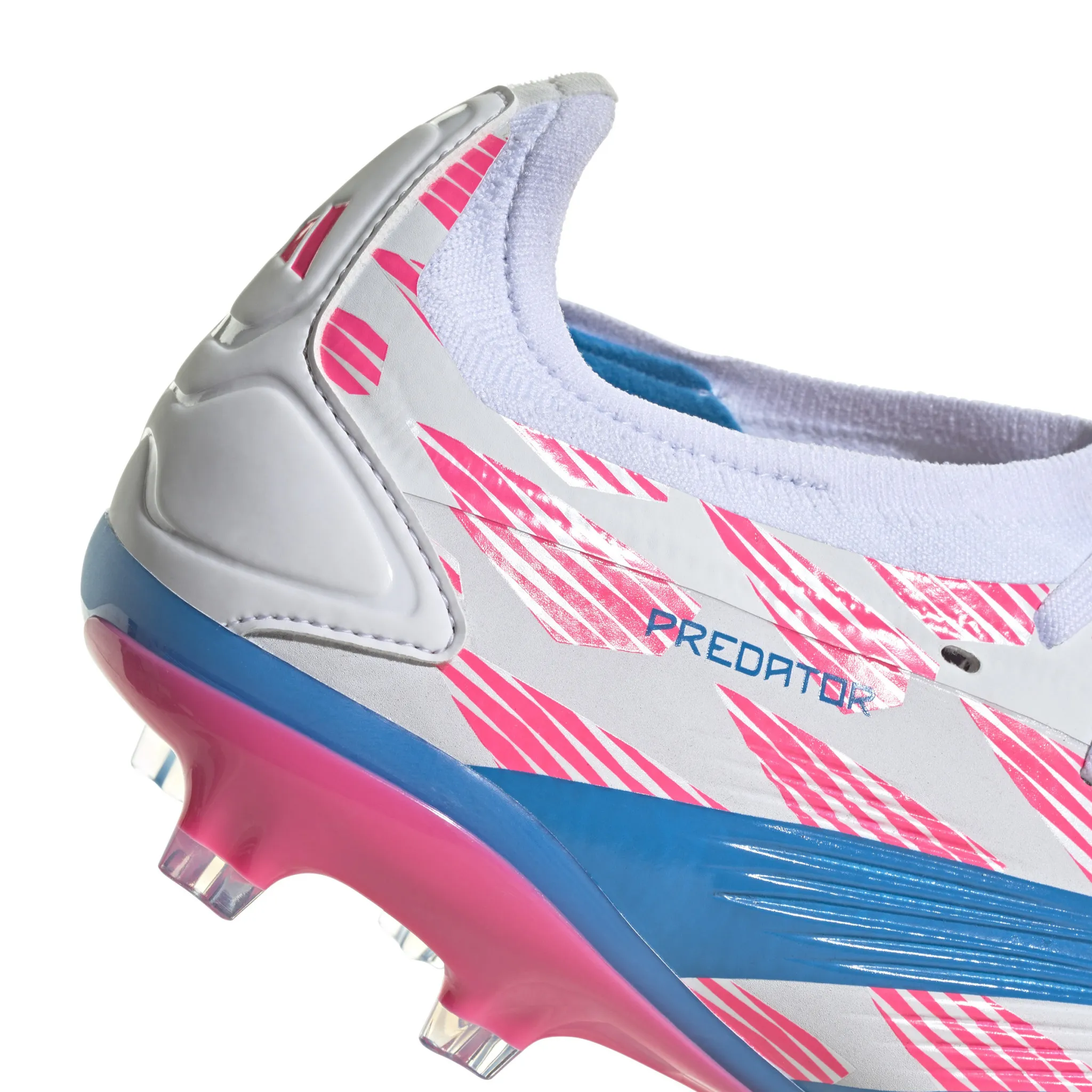 Adidas Predator Pro FG (White/Pink/Blue)