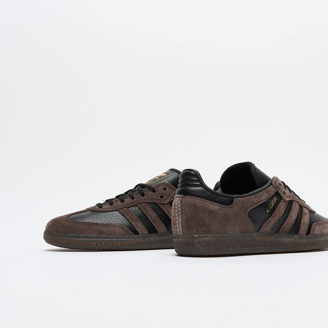 ADIDAS Skate - Samba ADV x Kader (Core Black/Brown/Gum 5)