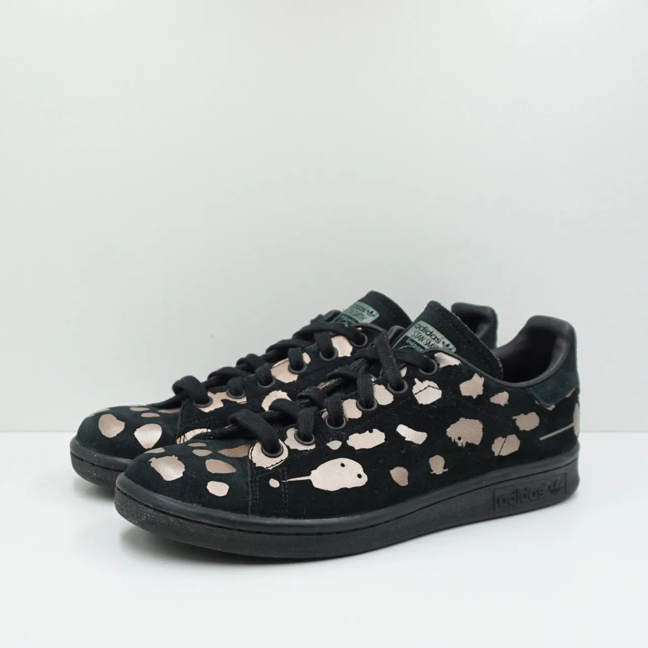 Adidas Stan Smith Black Rose Paint Splatter (W)