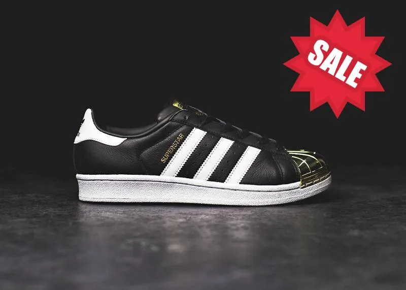 adidas W Superstar - Black/Gold/White