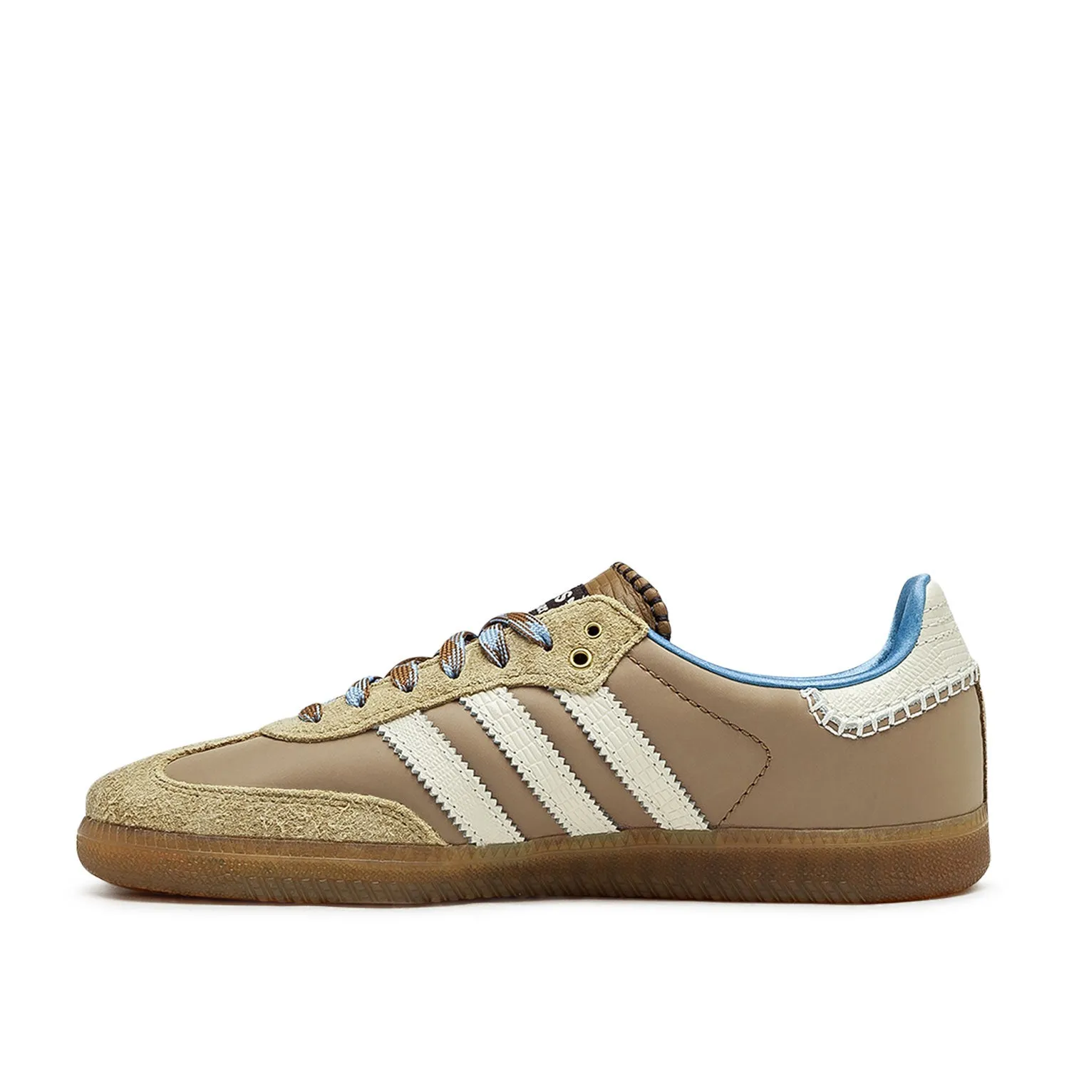 adidas x wales bonner nylon samba (raw desert / white)