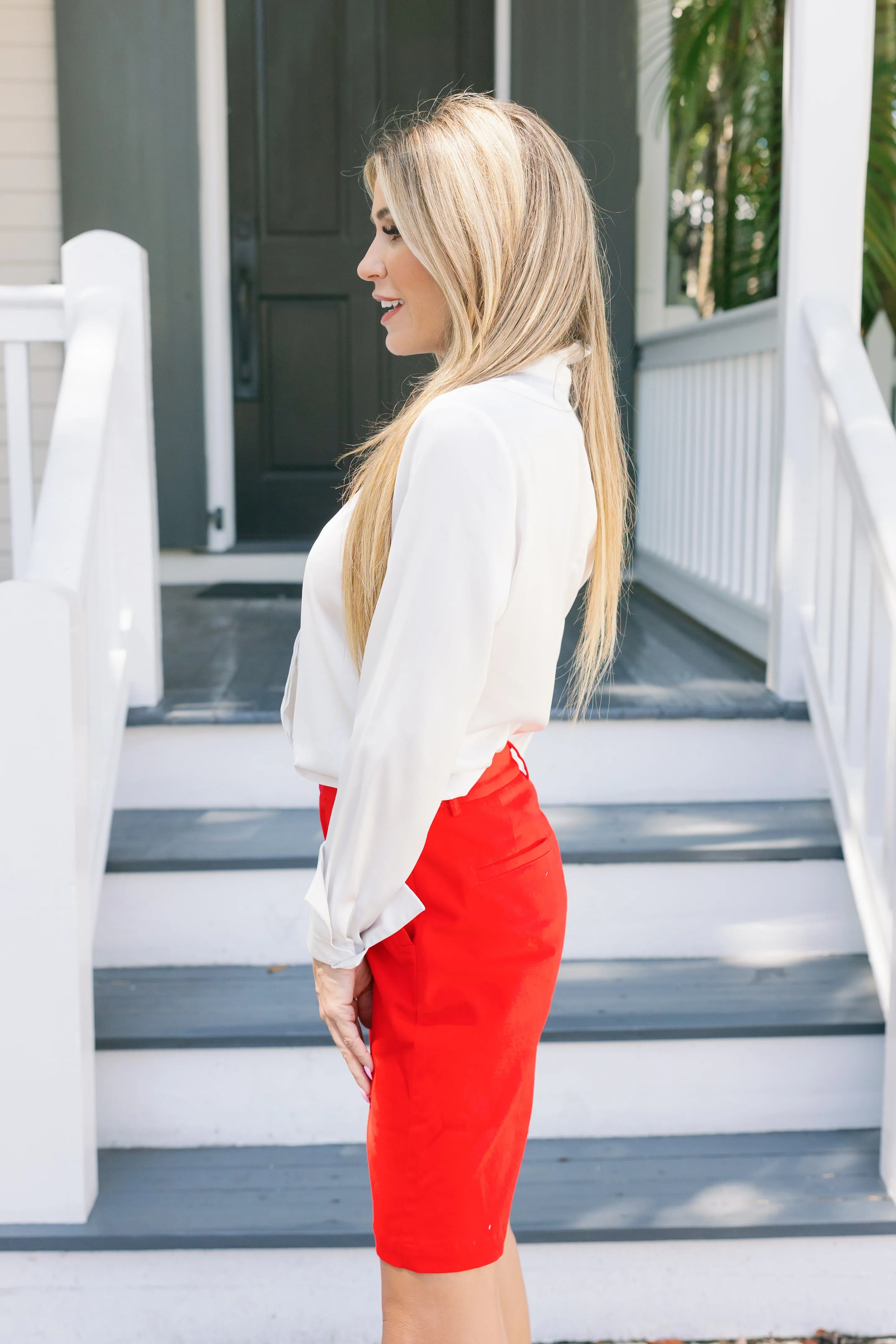 Bermuda Shorts Red