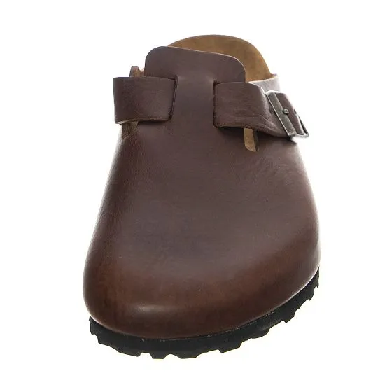 Birkenstock Boston Vintage Wood Sandals - Narrow Fit