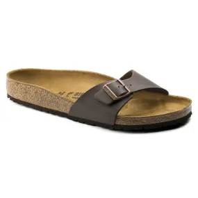 Birkenstock Madrid Birko Flor Dark Brown Sandals