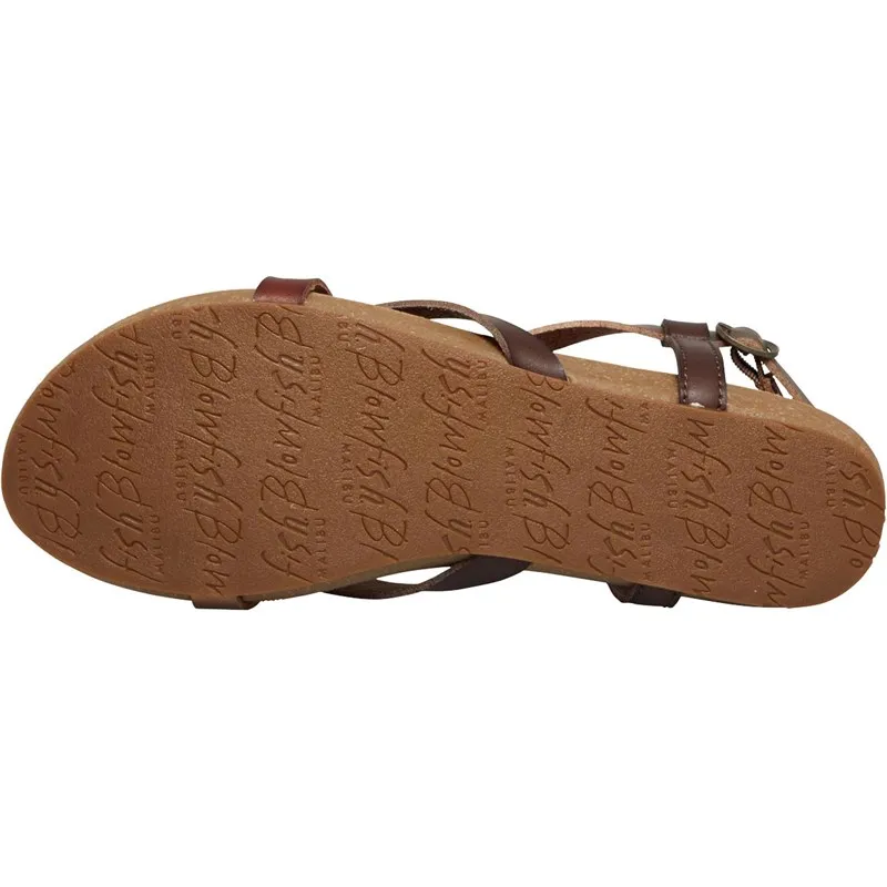 Blowfish Womens Granola-B Sandals Tobacco Multi