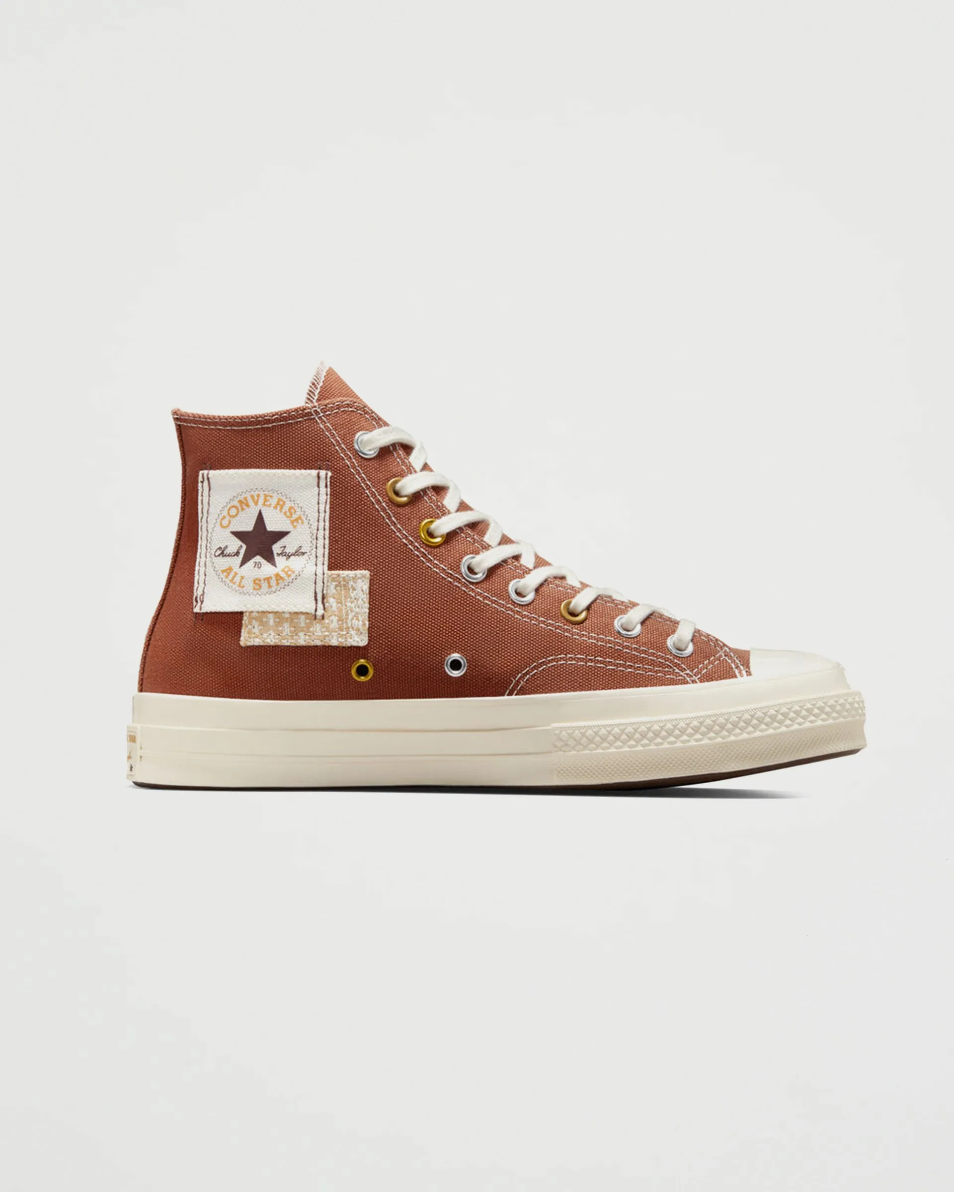 Chuck 70 Hi Patchwork Tawny Owl