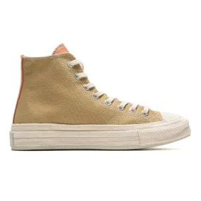 CHUCK 70 HI RENEW COTTON Prairie Sand/Noble Grey