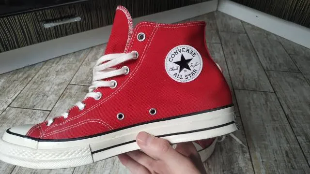 Chuck 70 Vintage Canvas High-Top Red Size 11