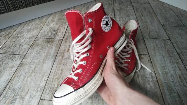 Chuck 70 Vintage Canvas High-Top Red Size 11