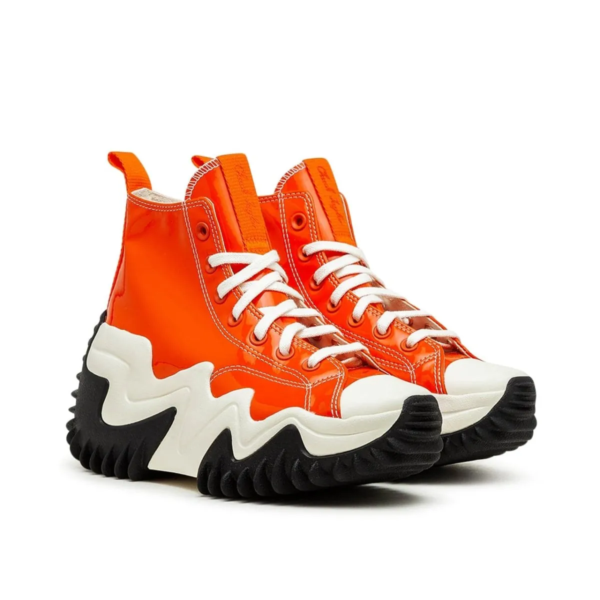 Converse Run Star Hi Motion (Bold Mandarin / Black / White)