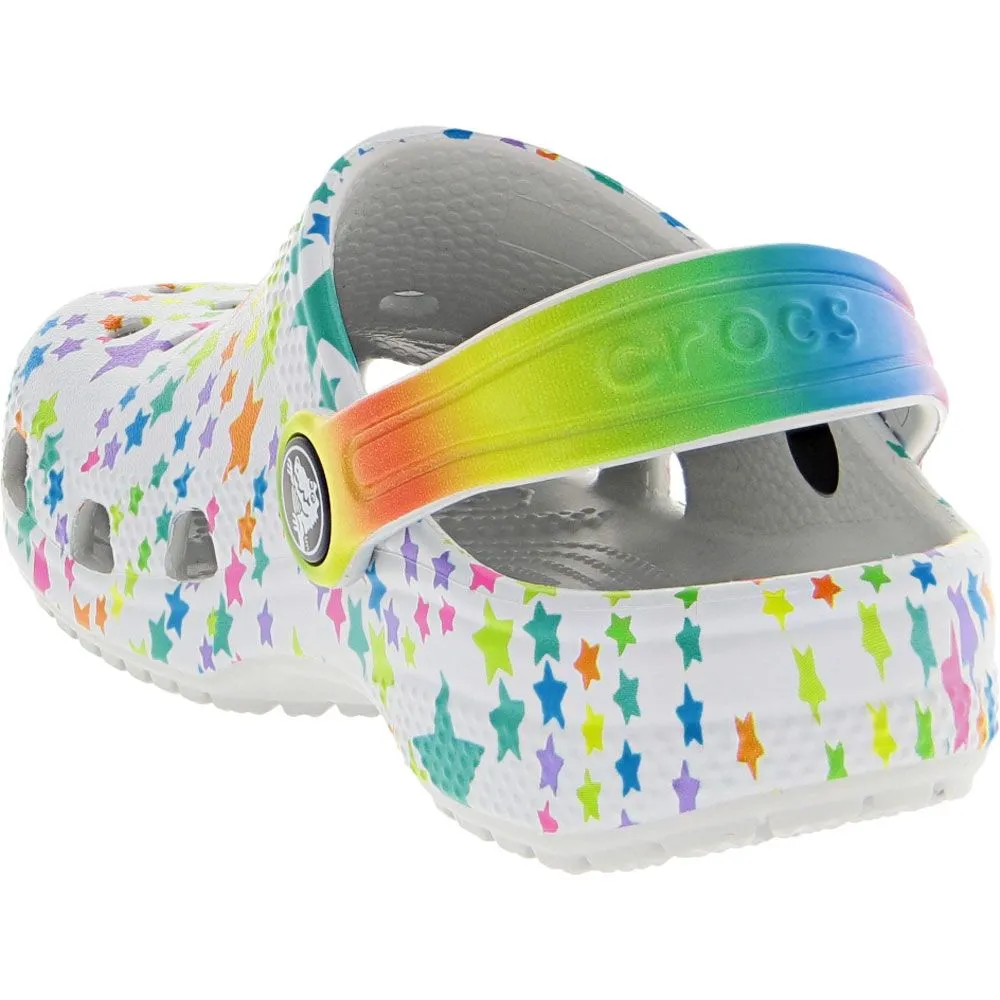 Crocs Classic Disco Dance Party Toddler Clog Sandals