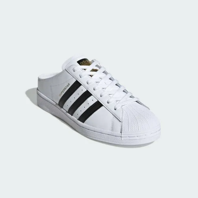 Ds adidas superstar mule cloud white/core black men's 9.5 fx0527 free shipping