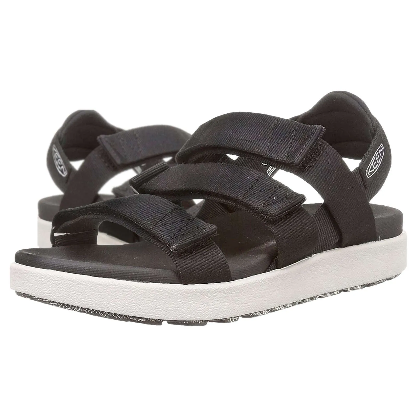 Elle Strappy Textile Women's Velcro Sandals