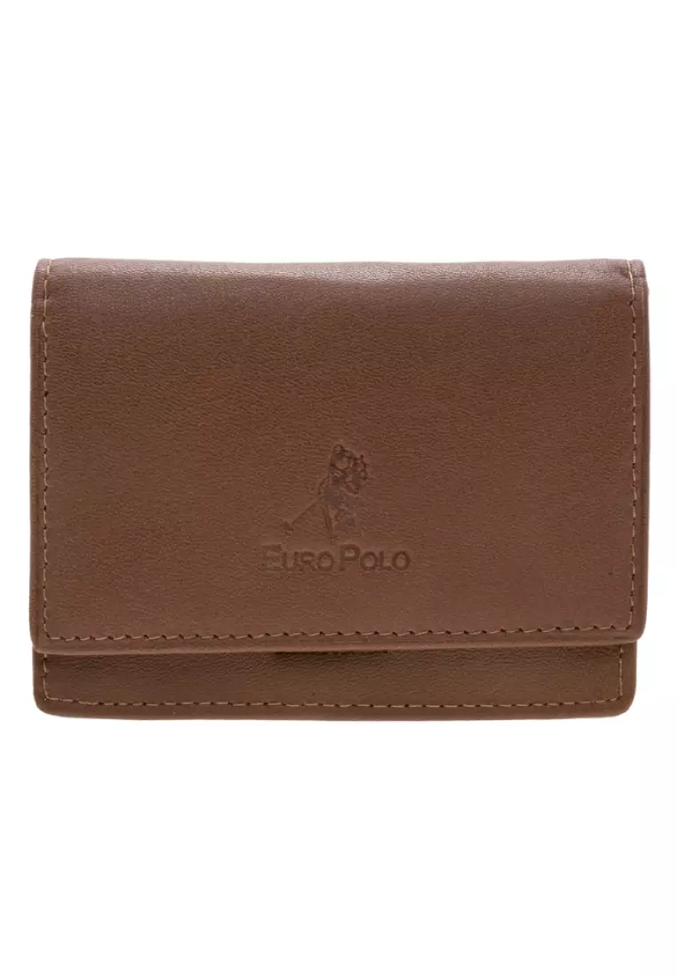 Euro Polo Euro Polo Grain Leather Small Multi Card Holder Wallet EWB 40164