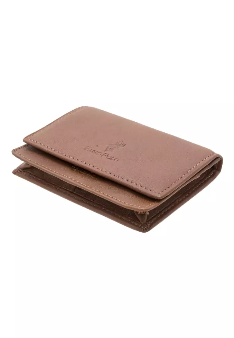 Euro Polo Euro Polo Grain Leather Small Multi Card Holder Wallet EWB 40164