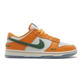 Florida a&m university x nike dunk low (rattlers/ orange horizon/ fortress green/ sail) men us 8-13