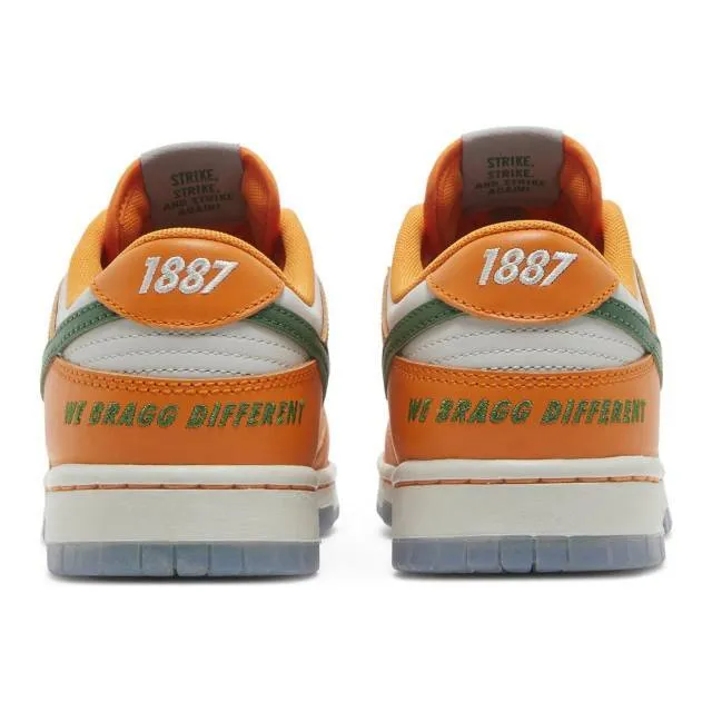 Florida a&m university x nike dunk low (rattlers/ orange horizon/ fortress green/ sail) men us 8-13