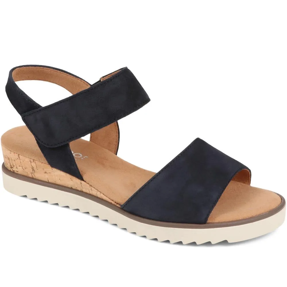 Gabor Leather Wedge Sandals - GAB35509 / 321 589