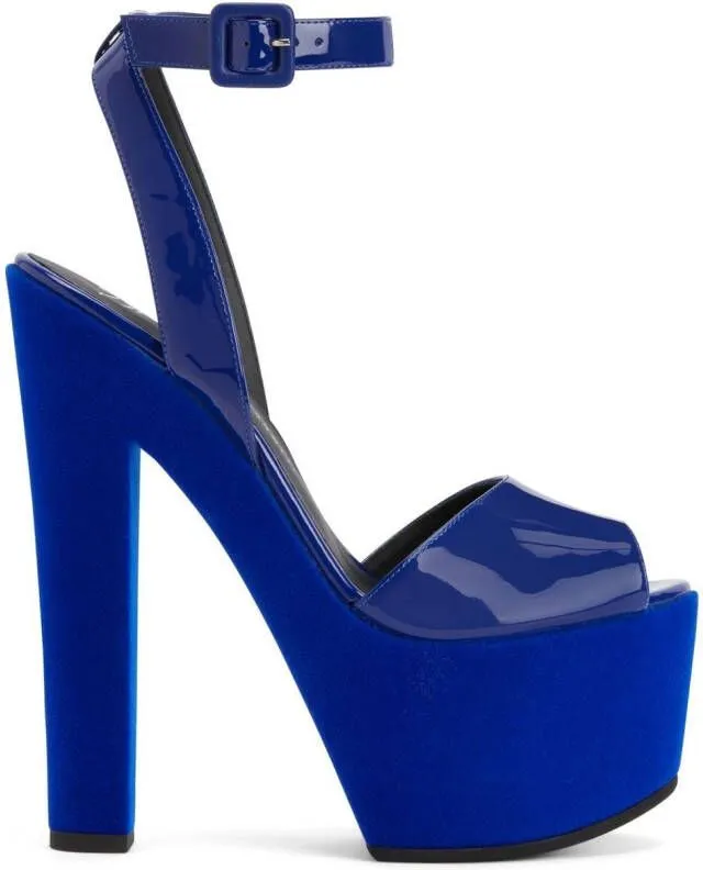 Giuseppe Zanotti Tarifa 170mm platform sandals Blue