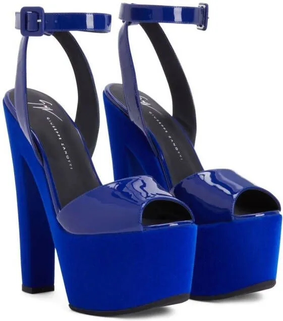 Giuseppe Zanotti Tarifa 170mm platform sandals Blue