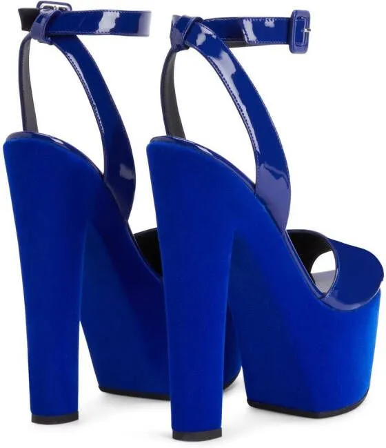 Giuseppe Zanotti Tarifa 170mm platform sandals Blue