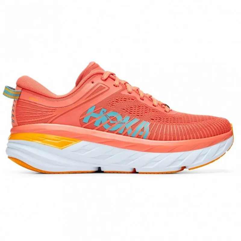 HOKA BONDI 7 CAMELLIA/COASTAL SHADE FOR WOMEN'S