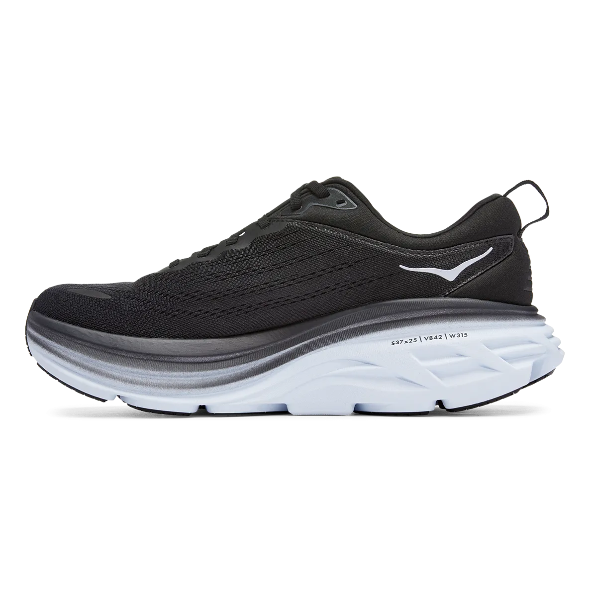 Hoka Bondi 8 - Black - White