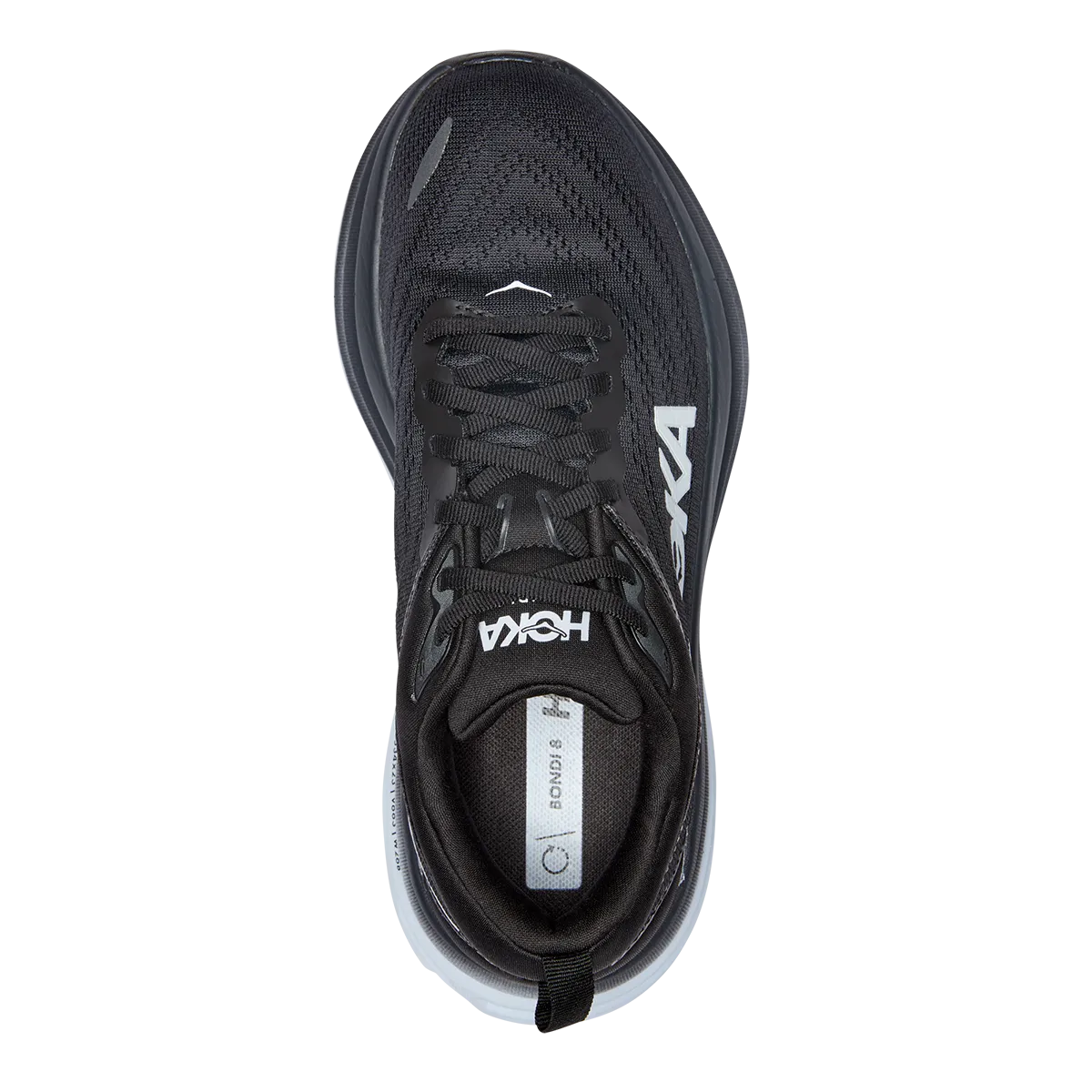 Hoka Bondi 8 - Black - White