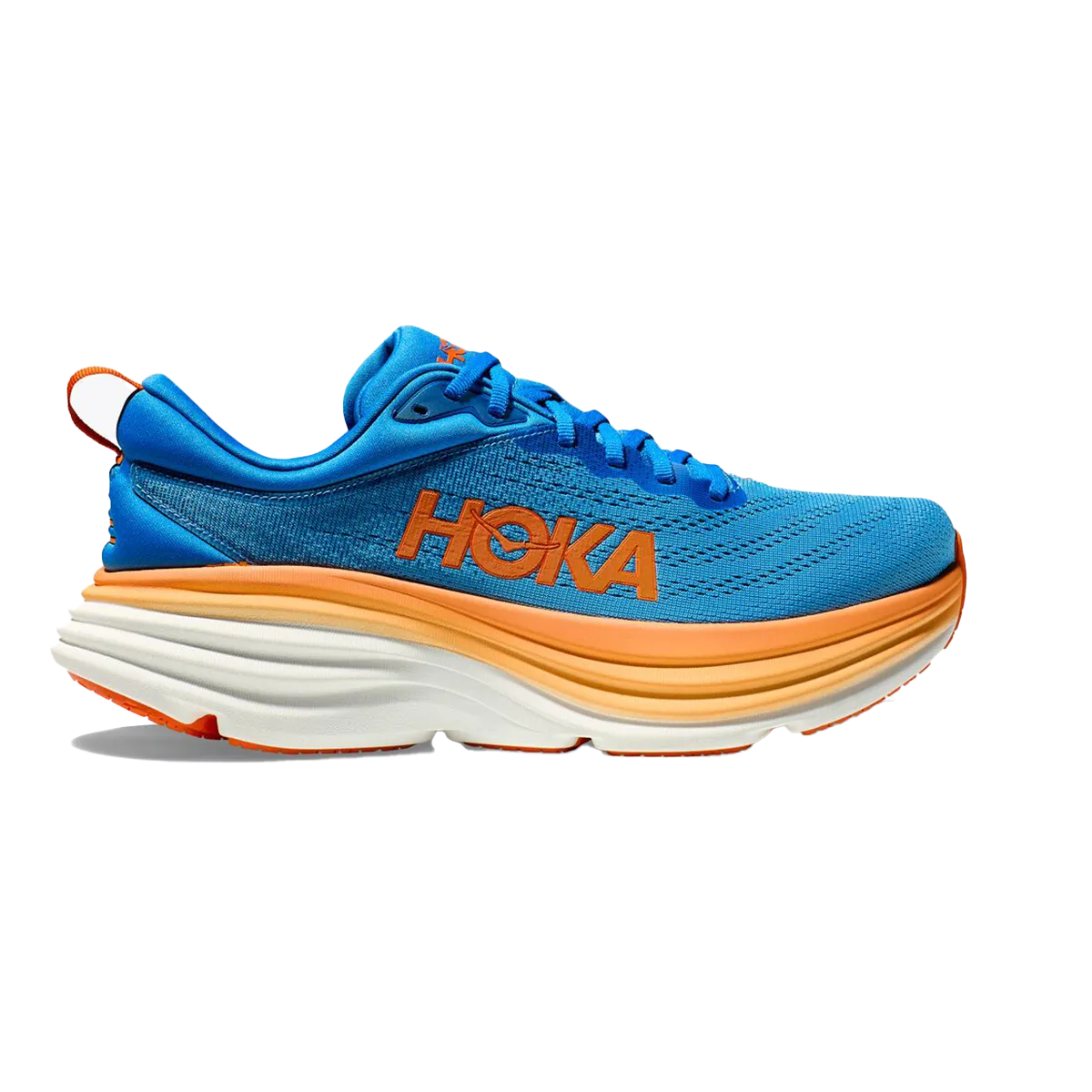 Hoka Bondi 8 - Coastal Sky - Vibrant Orange