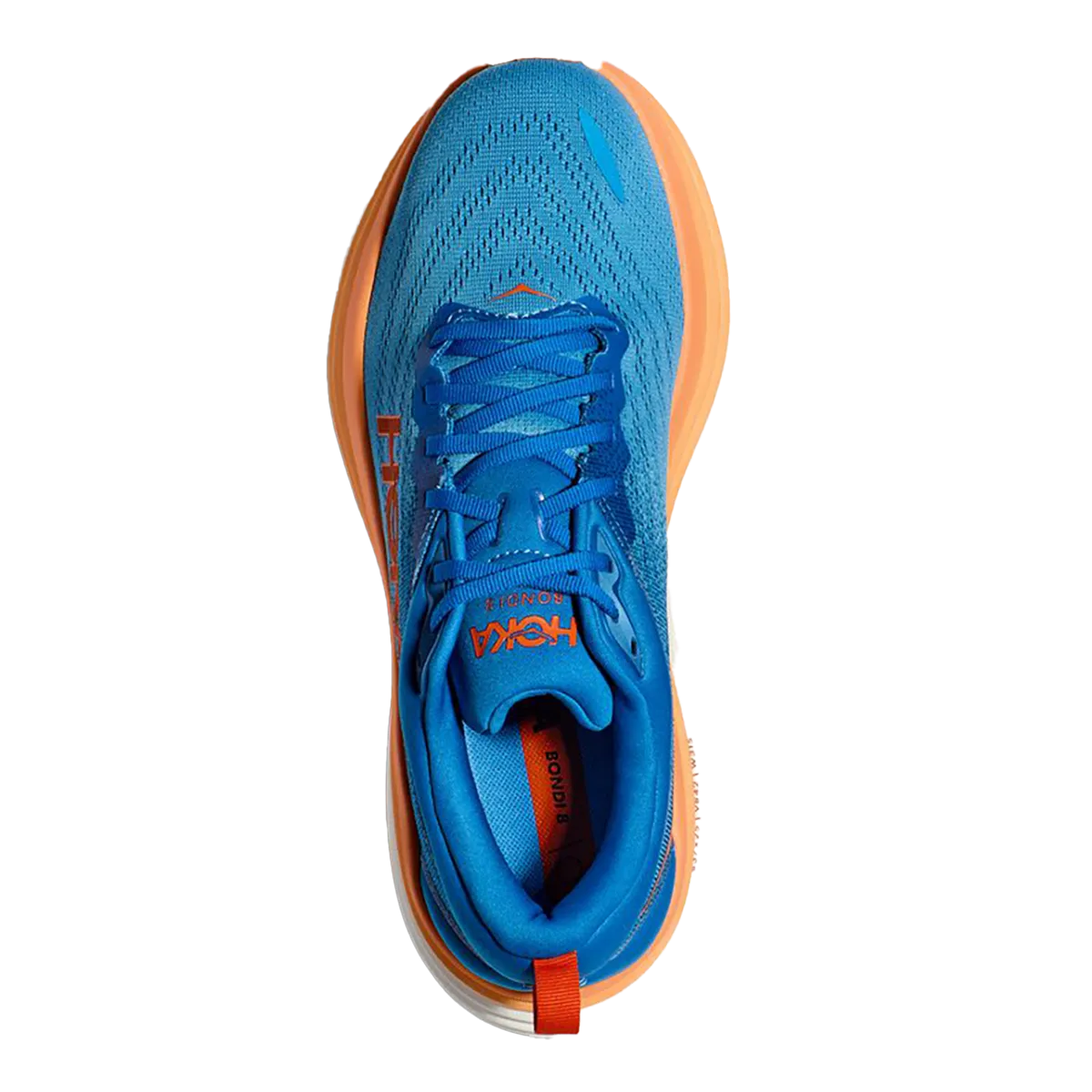 Hoka Bondi 8 - Coastal Sky - Vibrant Orange