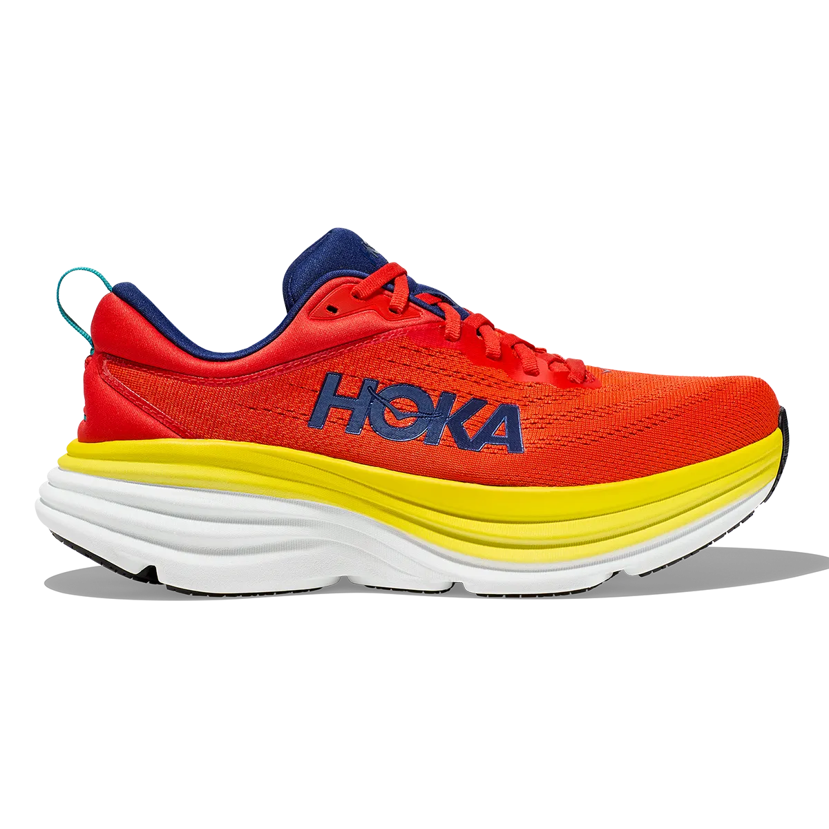 Hoka Bondi 8 - Red Alert - Flame