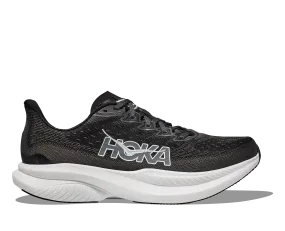 Hoka Mach 6 Black White Wide Women's