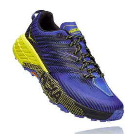 Hoka Mens Speedgoat 4- Black Iris/ Evening Primrose