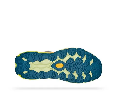 Hoka Mens Speedgoat 5 Trail Running Shoe- Blue Coral/Evening Primrose