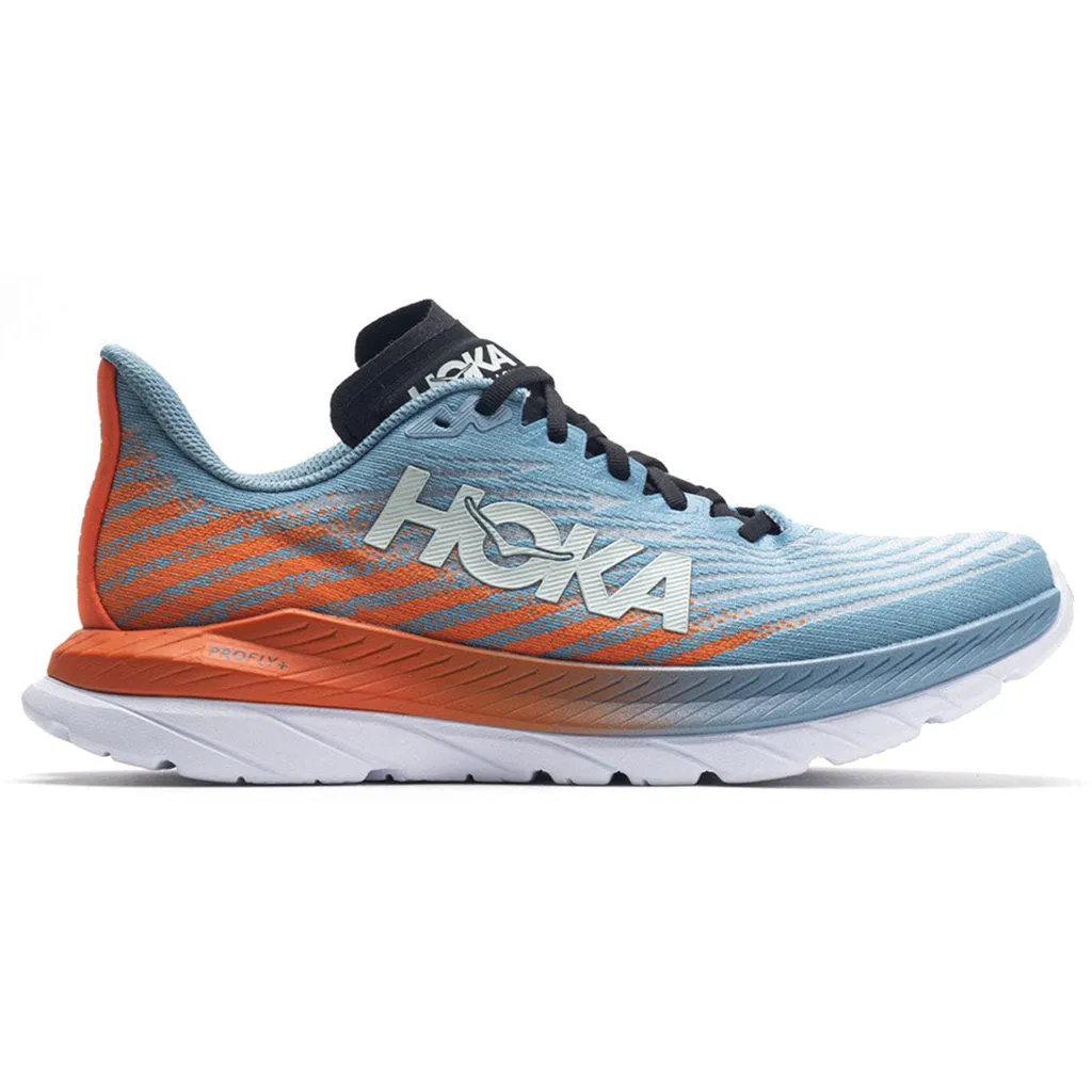 Hoka Mens Trainers Mach 5 Casual Lace-Up Low-Top Textile Synthetic - UK 12.5