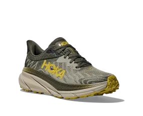 Hoka One One Challenger 7 Trail Runner - Olive Haze / Forest Cover