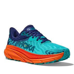 Hoka One One Challenger 7 Trail Running Shoe - Ceramic / Vibrant Orange